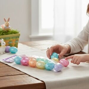 Festive Voice Marbled Easter Eggs 24ct Pastel New 2-Pack Iridescent 945530